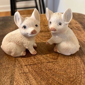 - Salt and pepper pig shakers
